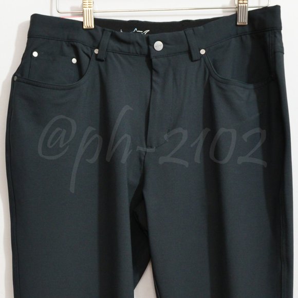 Greg Norman Men's 5 Pocket Pant‎ -Black - Picture 4 of 7